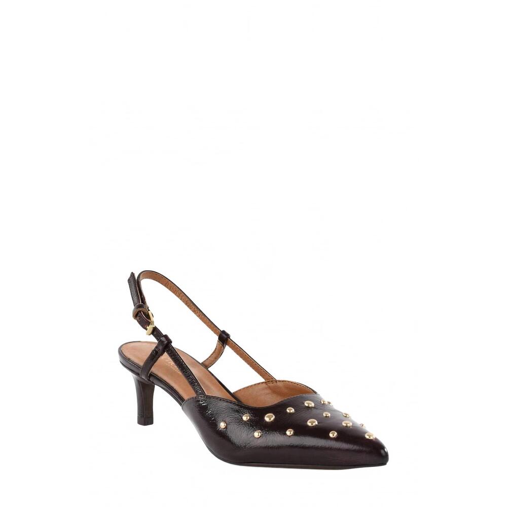 NEW SEYCHELLES women's crawford slingback pointed toe kitten heel pump in dark b